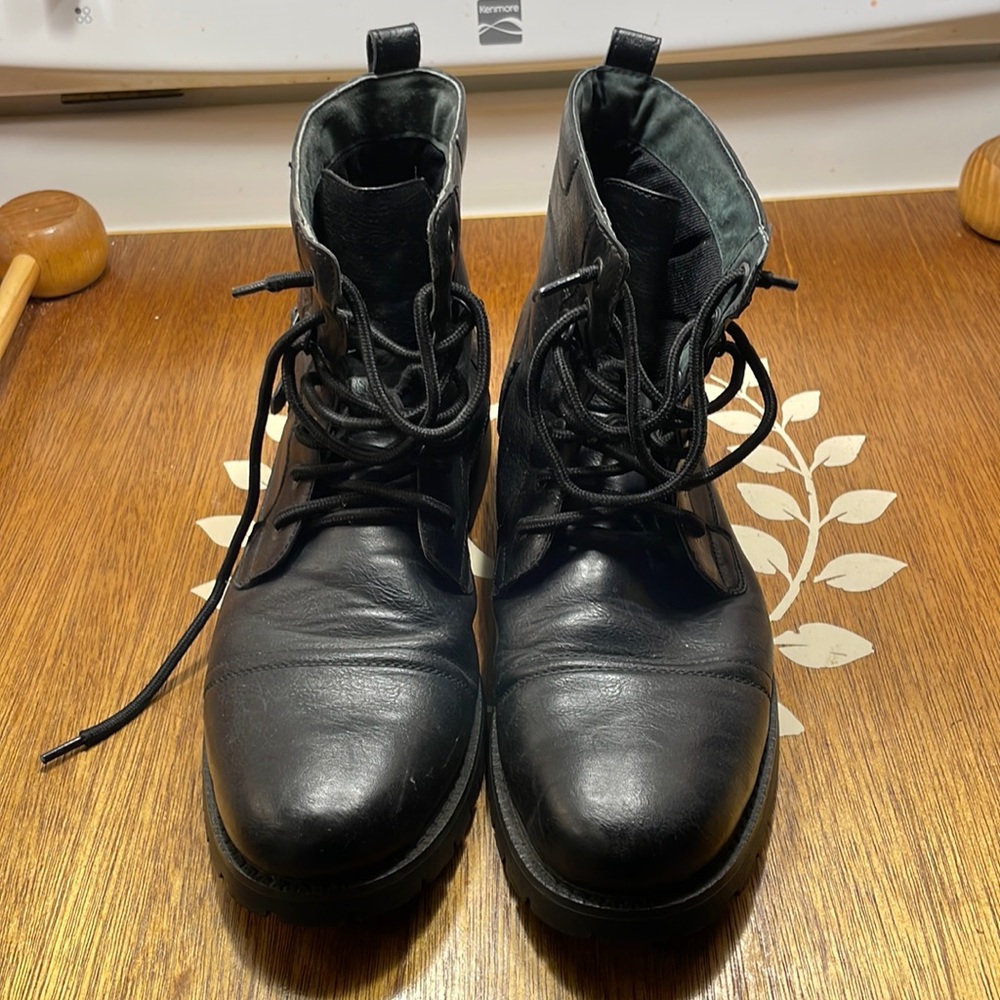Men's POLAR FOX black boots. Size 9.5